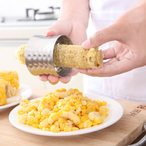 YESPERY 304สแตนเลสเครื่องบดข้าวโพดสะดวกเครื่องบดข้าวโพดมือหมุนเครื่องบดข้าวโพดสำหรับห้องครัวข้าวโพด Kernel Rotary Separator