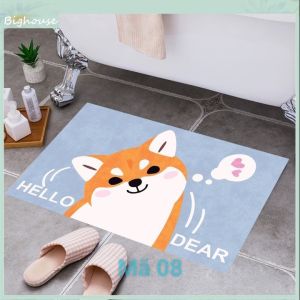 (CHUYÊN SỈ)THẢM LAU CHÂN  CHÙI CHÂN HÌNH THÚ  HOA VĂN 3D CHỐNG TRƠN TRƯỢT THẤM HÚT TỐT