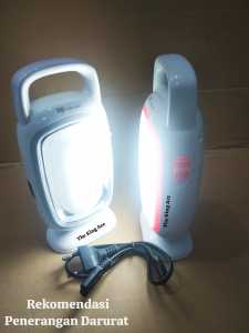 Lampu Senter LED Super Terang 2in1 Portabel Rechargeable 7 Jam untuk Camping & Outdoor