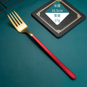 (HÀNG LOẠI 1) NĨA ăn mì NĨA ghim beefsteak INOX 304 MẠ VÀNG cán nhiều màu SIÊU ĐẸP - nĩa ghim trái cây - nĩa tráng miệng - nĩa inox xịn