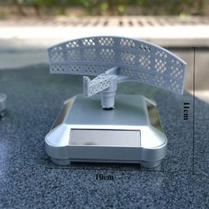 FFBH Solar Energy Ornaments Car Decoration Creative Rotatable Sculptures Interior Desktop Cool Model Sculptures Home Design 6B2Z9