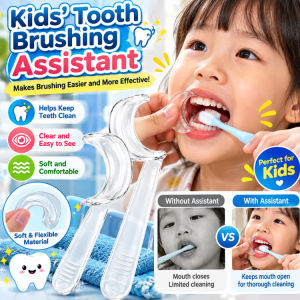 Children Toothbrush Trainer Easy Use Kids Teeth Cleaning Aid Toddler Oral Care Helper Child Dental Health Accessory Daily Brushing Hygiene Tool
