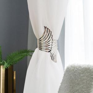 REGISTR Creative Fashion Metal Minimalistic Curtain Ring Wings Pattern Curtain Holdback Curtain Tiebacks Home Decor Curtain Clip