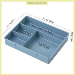 [PureZone] Desk Drawer Organizer Stackable Multi-cell Desktop Storage Bin Tray Multi-Purpose Divider Container for Household Office Home