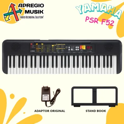 Keyboard Yamaha PSR F52 / PSRF52 / PSR-F52 with adaptor Stand book speaker