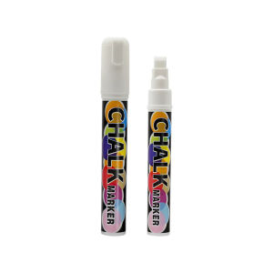 Erasable White Chalk Markers Reversible Tips Dust-free Liquid Non-Toxic Graffiti Chalk Marker Adspen