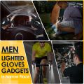 PARIGO LED Flashlight Gloves, Stocking Stuffers for Men Gift for Dad Husband Grandpa, Cool Gadget Christmas Birthday Gifts for Men s Him Boyfriend Guy Car Repairing Fishing Camping Reading Light. 