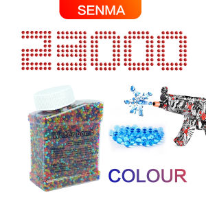 Gel Blaster Bullet for Toy Multiple colors bottled portability Water Balls Beads 45000 pcs 7-8mm