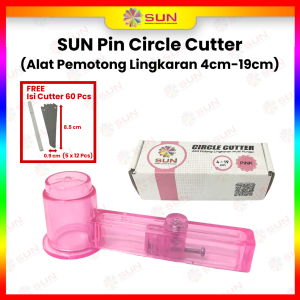 Circle Cutter Premium 4 cm - 19 cm / 2 cm - 20 cm / 10 cm - 32 cm / Pisau Alat Potong Kertas Sticker Bulat / Lingkaran / Bundar Kualitas Eksport ( bisa potong sticker bontax camel photo glossy sticker kertas Foto Hvs Injet Art paper Duplex Vinyl)
