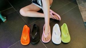 New Flat Flip-Flops For Summer Stylish For Couples Suitable For Outdoor Wear Simple And Versatile Beach Sandals For Seaside Vacations