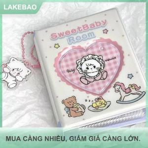 【LAKEBAO】 36 khe Hàn Quốc dễ thương mikoo Album ảnh 3 inch thần tượng photocard Bộ sưu tập Cuốn sách Lomo chủ thẻ ảnh tổ chức Lưu trữ
