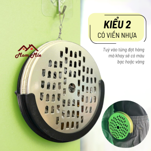 Khay để nhang muỗi có nắp đậy và treo được an toàn tiện lợi - I015