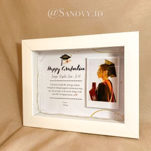 1520007 FRAME 3D Graduation/Wisuda/KADO PACAR/Hampers/Bingkai Foto