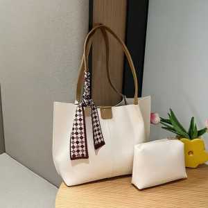 ZIVIA - Tas wanita - tas tote bag wanita - tote bag wanita terbaru - tas kuliah(free pouch +syal)