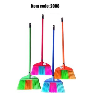 Hard hair plastic high quality broom household school sanitation broom sweeping broom broom cleaning