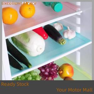 Excellent Ready Stock 1PCS EVA Waterproof Refrigerator Liner Mat Washable Mildew Kitchen Pad Anti-oil Cabinet Drawer Placemat Heat-insulat Fridge Mat