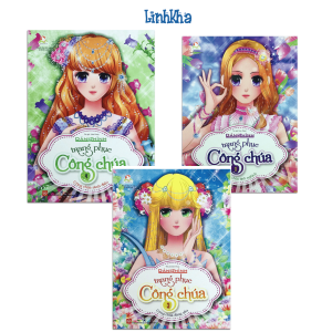 Sách - Dán Hình Trang Phục Công Chúa - (Lẻ Tuỳ Chọn) Đinh Tị