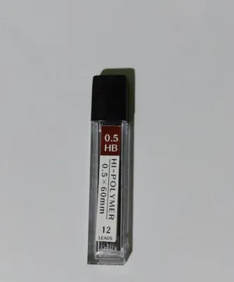 Mechanical Pencil Refillable with 12pcs Leads 0.5 HB