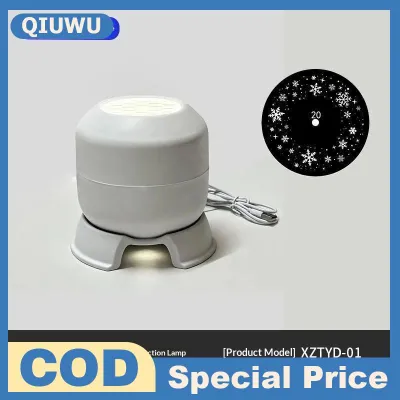 QIUWU Led Đầy Sao Đại Dương Chiếu Ánh Sáng Với Bộ Đếm Thời Gian Xoay Năng Động Chiếu Ánh Sáng Ban Đêm Mềm Mại Cho Bé Nursery Trang Trí Nội Thất