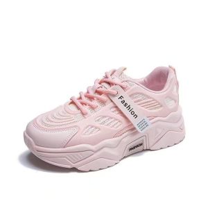 bestseller Korean fashion casual running sport women shoes thick sole breathable mesh shoes for women