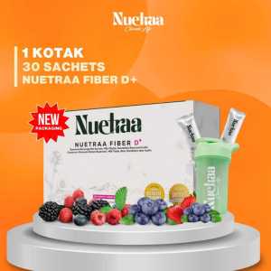 Nuetraa Fiber D+ Minuman Prebiotik & Detox Gut Health Drink Lawas & Sihat Gut Cleanse ( Fast Shipping)