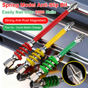 Power Tools Screwdriver Bits Set Quick-Change High Magnetic Durable for Maintenance Engineer Operating Experience Anti-Corrosion Chrome Plated