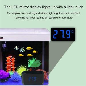 LED Display Thermometers for Aquarium Fishtank High Accurate Stick On Thermometers with Temperature Sensing