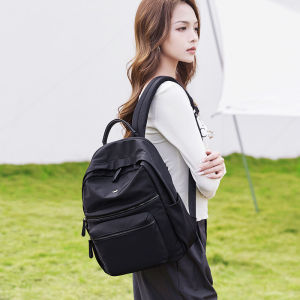 Mingke Ba lô máy tính xách tay 13 14 15.6 inch cho không thấm nước cho nữ chống sốc thời trang giản dị