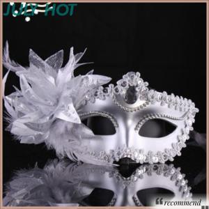[JULYHOT] หน้ากากเวนิสประดับเพชรสำหรับปาร์ตี้เต้นรำขนนกดอกไม้ชุดการแสดงเทศกาลเฉลิมฉลองงานแต่งงานหน้ากากผู้หญิงเซ็กซี่สวมหน้ากากคริสต์มาส