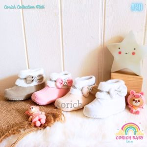 SEPATU BAYI - SEPATU BOOTS BAYI PEREMPUAN - SEPATU BOOTS BABY - A20 - ORIGINAL BRAND - CORICH BABY SHOES - SEPATU BOOTS - PREWALKER - BALITA - ANAK -  BAYI USIA 0 - 11 BULAN - BAYI BARU LAHIR - PEREMPUAN - LAKI LAKI - BABY SHOES - SNEAKERS - BOOTS