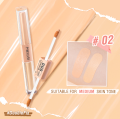 PINKFLASH Waterproof 2-in-1 Dual-Shade Concealer Full Coverage Foundation Brighten Matte Lightweight Conceal Dark Circles Scar Acne. 