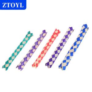[COD] ZTOYL 5pcs DIY Finger traps คลาสสิกนิ้วไม้ไผ่จีนกับดัก popits POP Tube Toys