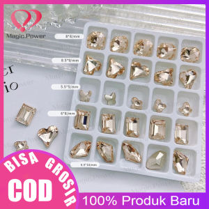 25pcs Hiasan Butterfly 3D/Aksesoris Kupu-kupu Crystal Warna Warni Nail Art/Aksesoris NailArt DIY