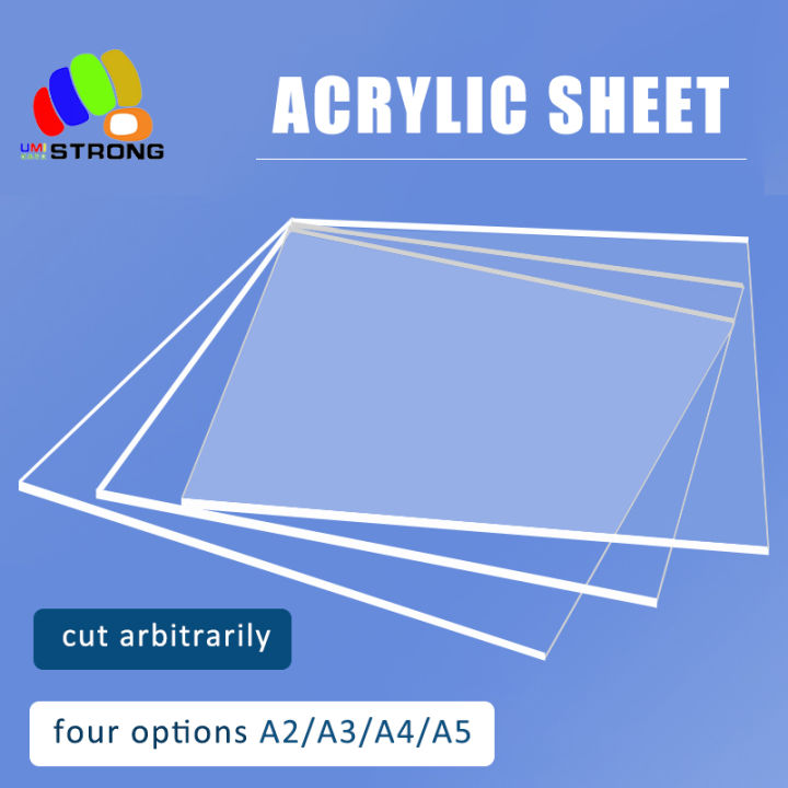 Acrylic Sheet A5/A4/A3/A2 -(Thickness 1.5mm) | Lazada Singapore