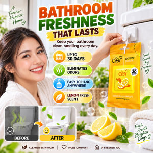 Bathroom Deodorizer Air Freshener Odor Eliminator Long-Lasting Scent Home Fragrance Freshener for Bathroom Toilet Office Bedroom and Daily Use