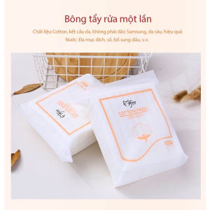 BÔNG TẨY TRANG 3 LỚP COTTON PADS 100% COTTON | COMBO 2 GÓI 444 MIẾNG KHÔNG XƠ BÔNG LAU TONER LOTION