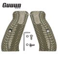 Guuun Grips CZ 75 Grips Thin OPS Texture Full Size CZ75 SP-01 Tactical G10 Grips. 