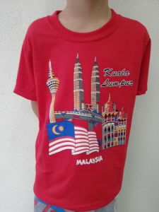 Budak kemaja warna-gambar berkilat-buatan MALAYSIA-T shirt baju klcc -KID PEARL kid colour klcc t shirt baju budak warna klcc baju twin tower klcc kaos distro budak warna klcc