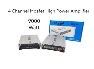 POWER MOBIL 4 CHANNEL / 4 CH THUMP 9000 WATTS SUARA BASS MANTAP TP - MW-R