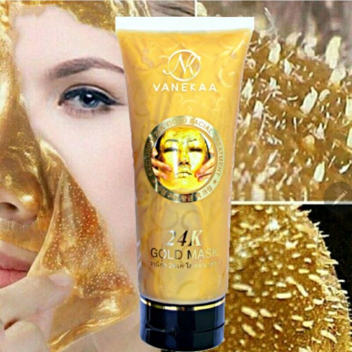 24k Gold Mask Peel off Mask Vanekaa Original | Lazada