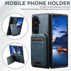 0930[Local Stock] Christmas Halloween Leather Case for Samsung Galaxy Z Fold8 Ultra  Fold7 Fold6 Fold5 Kickstand Card Slots Bag Cards Holder Anti-Fall Phone Cover h261009