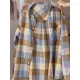 ZD Plaid Shirt for Women New Thin Jacket Long Sleeve Japanese R Loose Fit Top. 