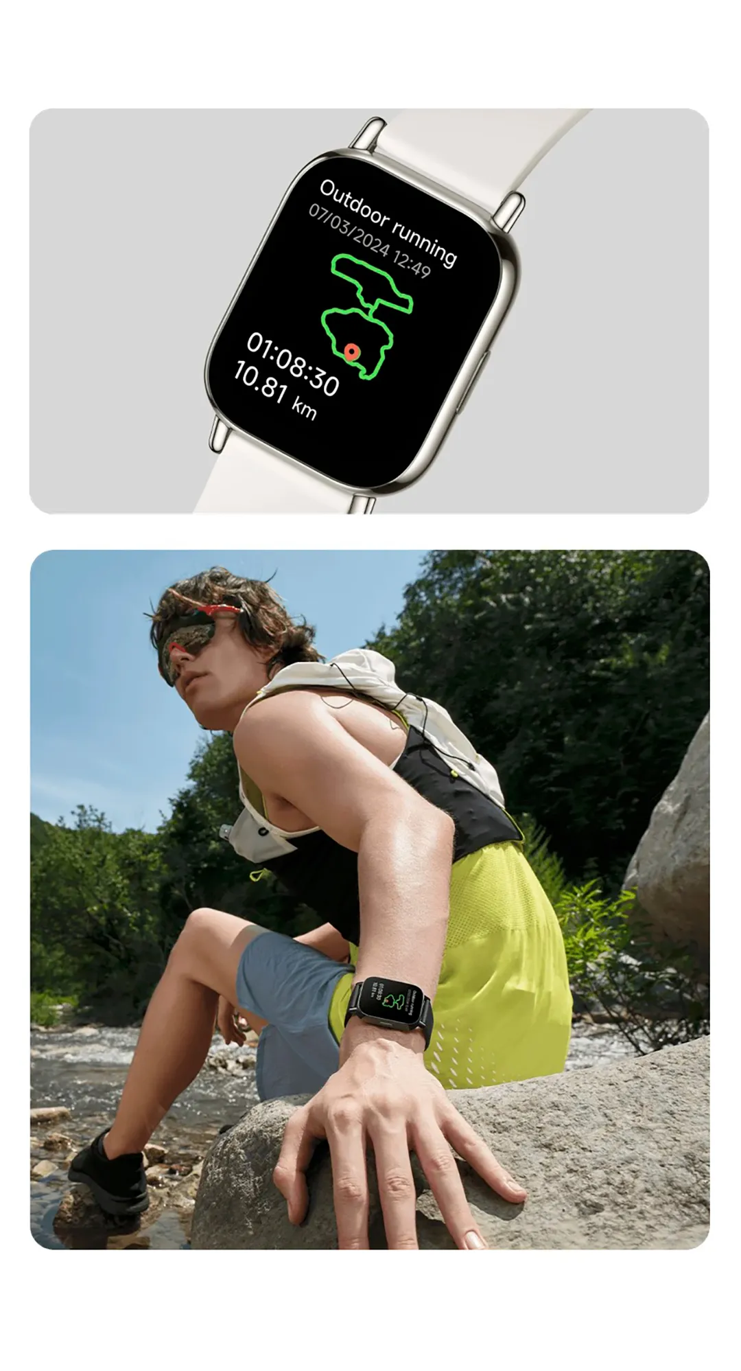 Xiaomi Redmi Watch 5 Lite ตรวจวัดอัตราการเต้นหัวใจทั้งวัน หน้าจอ AMOLED 1.96" การใช้งานได้นาน 18 วัน