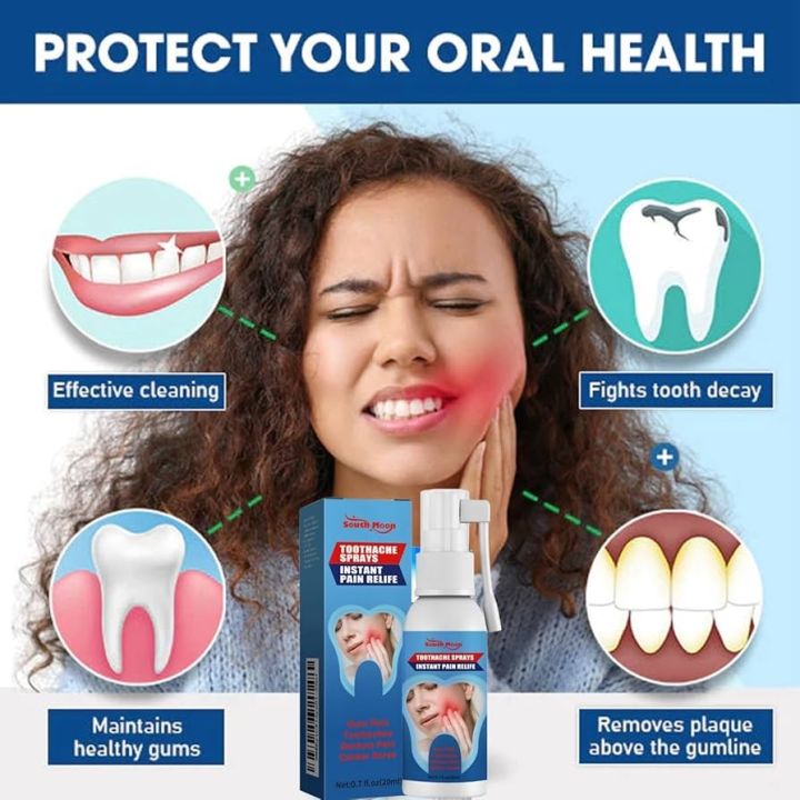 Southmoon Instant Tooth Pain Relief Spray Effective Treatment Teeth