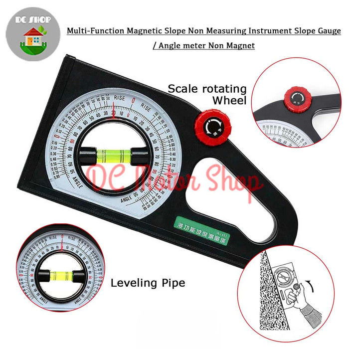 Rotary Angle Meter Protactor Inclinometer Magnetic Magnet/ Alat Ukur ...