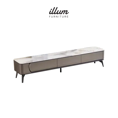 illum Canterbury Tv Console Sintered Stone Top Modern Design