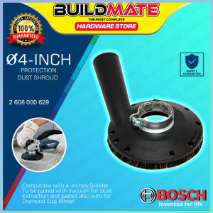 BUILDMATE  Protection Dust Shroud /  Guard for Grinding Compatible w/ 4" Grinder BAX