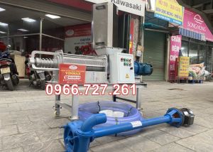 Máy ép phân heo bò 2 cấp cho trang trại
