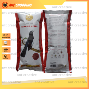 Pakan Burung Goldcoin Crumble Merah 450Gr| PB14