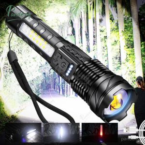 COD+3000LM 10W L2 Diving Flashlight Underwater 100M Depth Torch Lamp Fishing Camping Cycling Scuba Diving LED Waterproof Rechargeable Flashlight